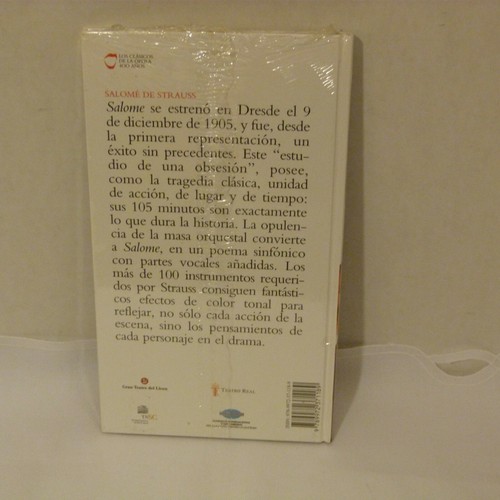 STRAUSS "SALOME" 2 CDS & Book Set by Los Clasicos de la Opera 400 Anos - Picture 3 of 4