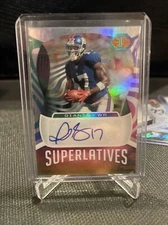 2021 Panini Illusions - Superlatives Signs Orange #SU-2 Plaxico Burress (AU)