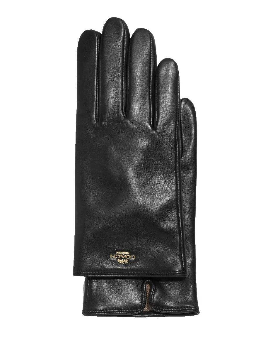 Coach Black Gloves & Mittens for Women