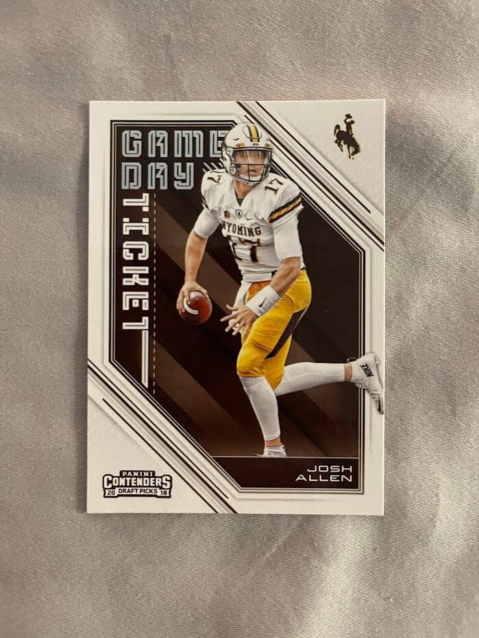 2018 Panini Contenders Draft Picks Game Day Ticket Josh Allen SP Rookie #3