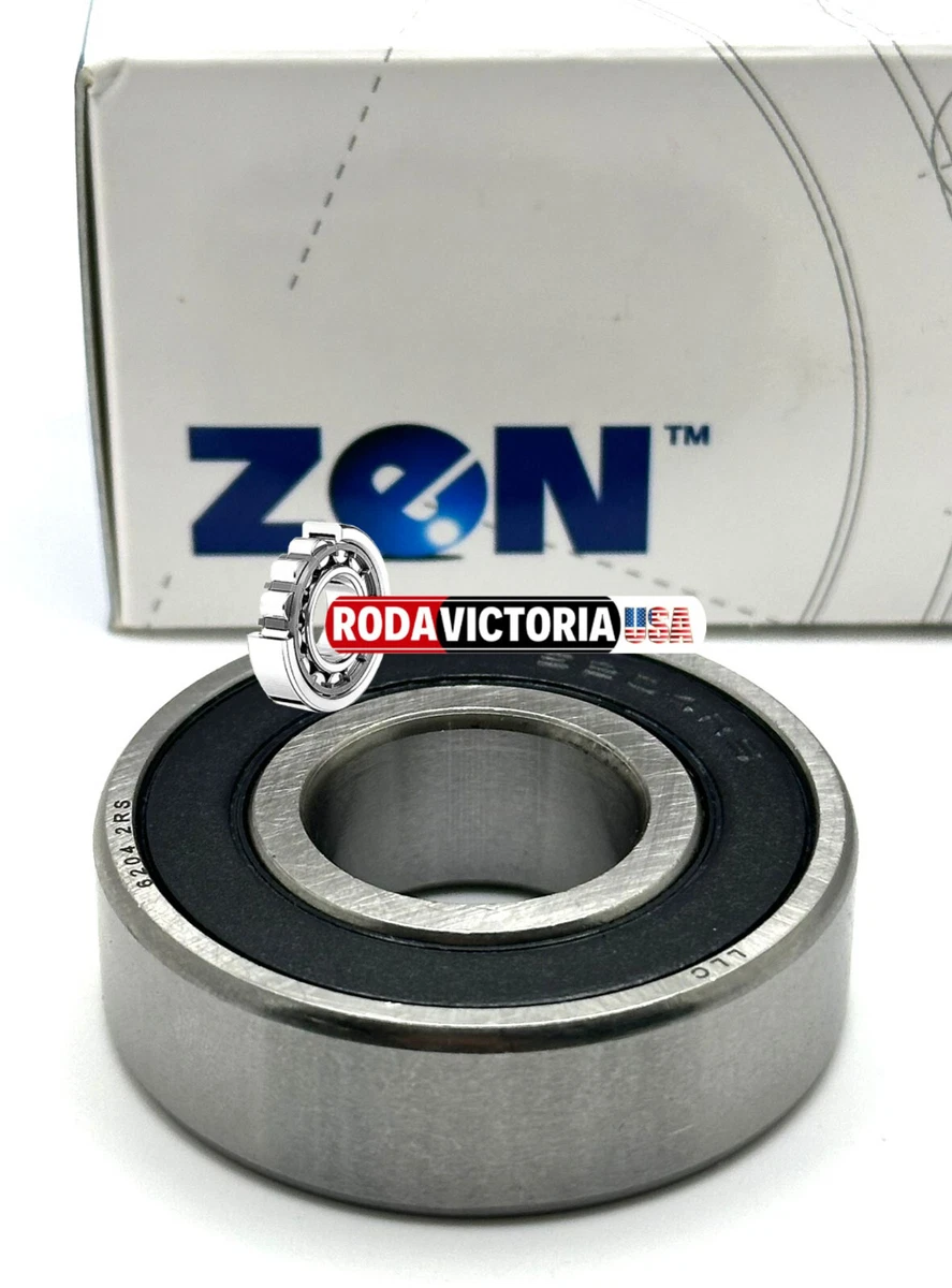 6204 2RS C3 two side rubber seals bearing 6204 rs ball bearings 6204rs C3