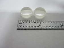 LOT 2 EA OPTICAL CONVEX CONCAVE LENSES LASER OPTICS AS IS BIN L1-19