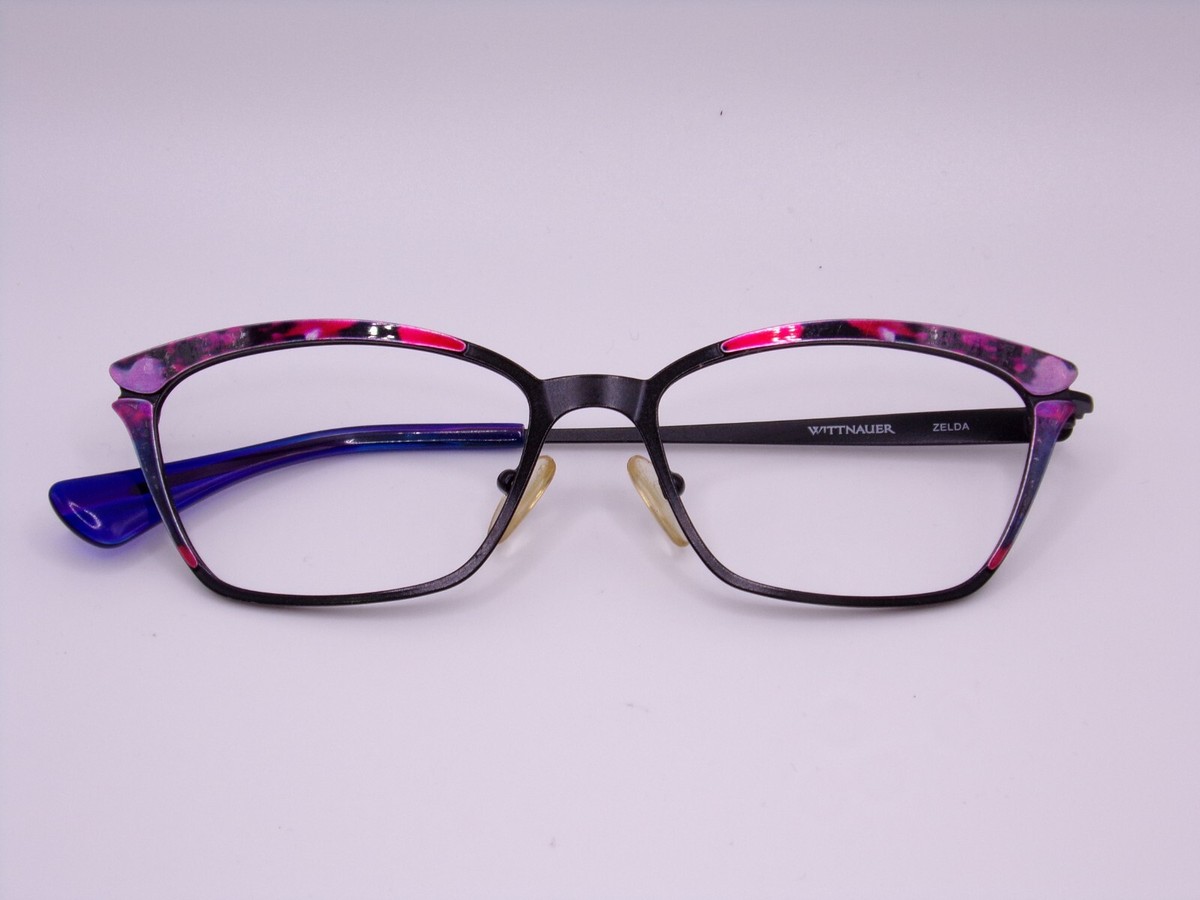 Wittnauer Zelda Purple Women Metal Cat Eye Eyeglasses 49-15