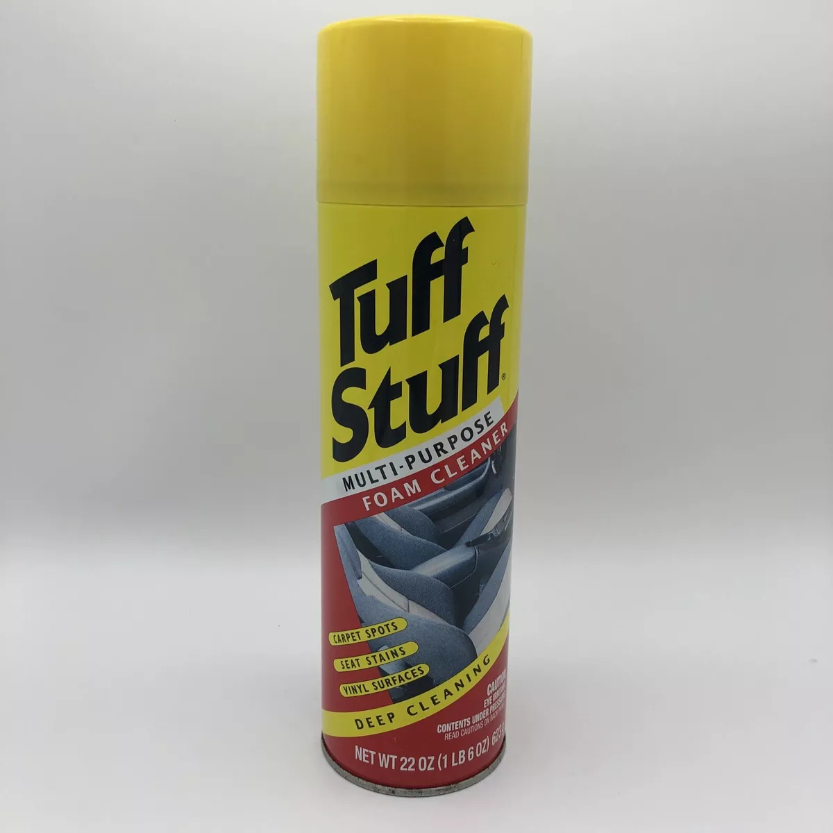 Tuff Stuff Multi Purpose Foam Cleaner for Deep Cleaning of Car Interior 22  oz.