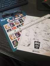 USPS Postage Stamps Sheet of 20 First Class Letter Bugs Bunny