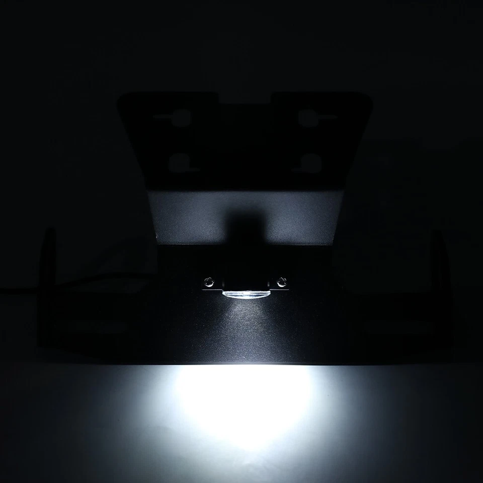 Soporte de matrícula eliminador guardabarros trasero desviación para Yamaha FZ6R XJ6 N/S/SA Foto 4 de 4