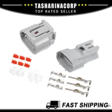 Piece of 1 1 Set 3 Pin TS Alternator Connector Male and Female Adapter