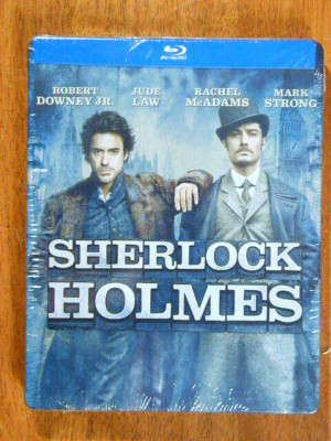 SHERLOCK HOLMES 2009 BLU RAY 2013 STEELBOOK NEW SEALED ROBERT DOWNEY JR. J. LAW