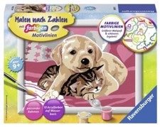 Ravensburger Malen nach Zahlen Beste Freunde 280315 ab 9 Jahren 18x13 cm CREART