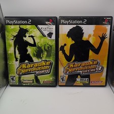 Karaoke Revolution Party / Volume 3 Lot of 2 (PlayStation 2) - Complete TESTED