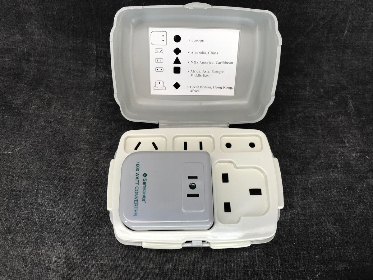 ADAPTATEUR DE PRISE INTERNATIONAL tension compatible 110/240V | Leroy