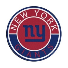 New York Giants Round Mouse Pad 8in Non Slip Rubber Mouse Pad  fans Gift