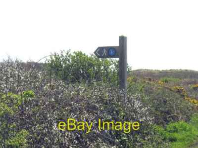 Photo 6x4 Start of the courtesy path section of the Anglesey Coastal Path c2008