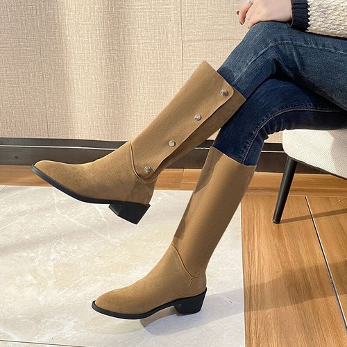 Women's Boots Tall Fashion Winter Shoes Boots Knee High Riding Boots Outdoor - Bild 12 von 14