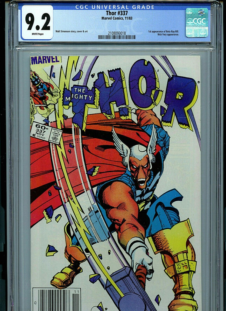 Thor #337 CGC 9.2 1983 1st Beta Ray Bill Marvel Comic B8 | eBay