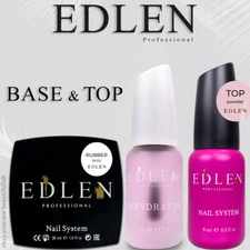 EDLEN Base RUBBER / Top No-Wipe / Matt / Opal / Gel Nail Polish / Ultrabond OIL