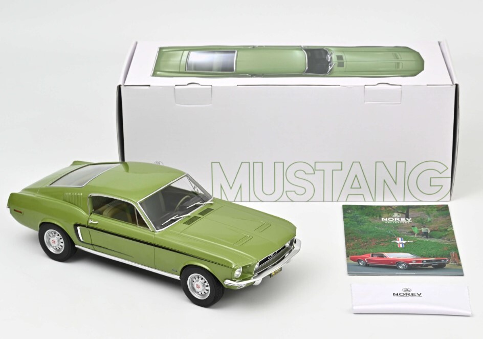Miniature NOREV 1/18 – Renault 12 TS Verte De 1973 – Voiture De Collection