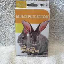 Benton Multiplication Ages 6 and up 36 Flash Cards