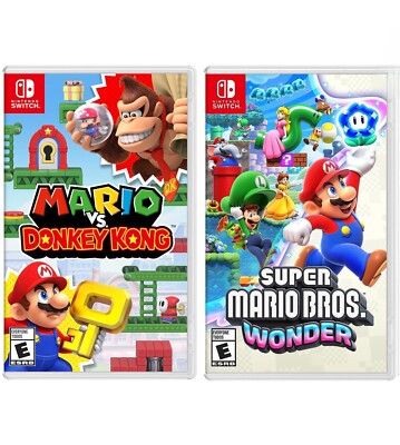Mario Donkey Kong Super Mario Wonder Bundle Nintendo