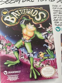 Vintage 1990 Battletoads Framed Original Ad Display Poster 8x12 Nintendo NES