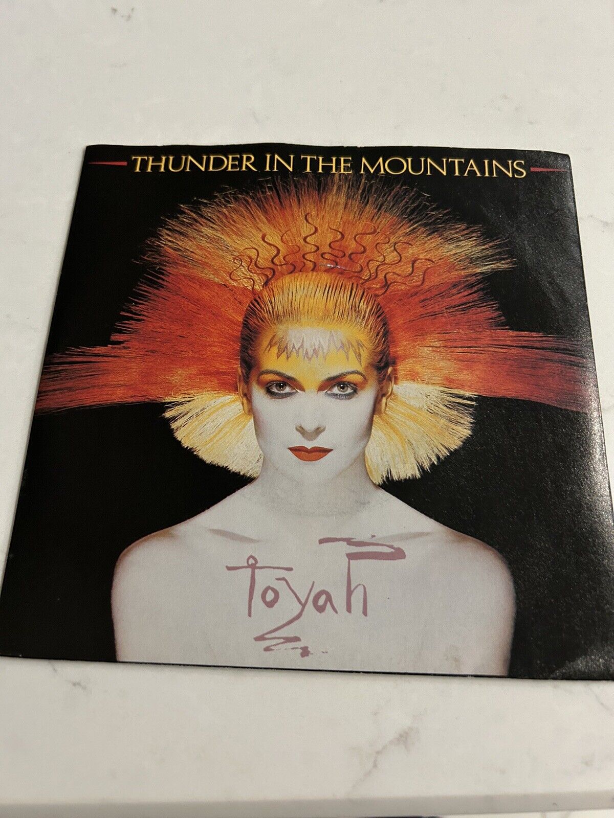 TOYAH 'Thunder In The Mountains / Street Addict' 1981 UK 7" vinyl