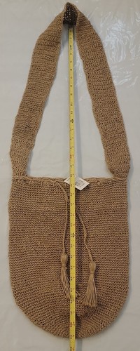 Denim & Supply Ralph Lauren Womens Hobo Jute Purse Handbag Tan - Picture 4 of 9