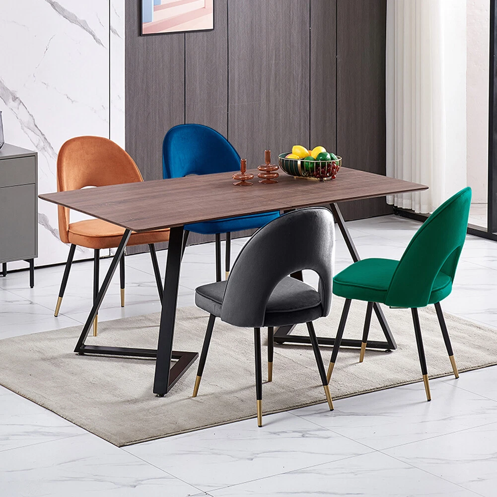 Ebay velvet dining sale chairs