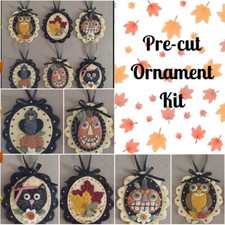 Pre-Cut Wool Blend Felt Festive Fall Ornament Kit - Mini Penny Rug