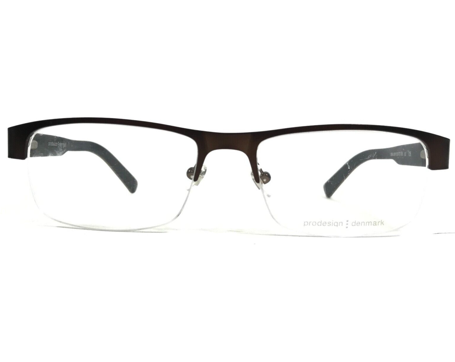 Оправа для очков Prodesign Denmark 1269 c.5011 Коричневая полуободка 53-17-135