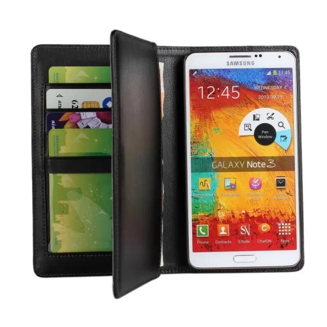 Luxury Multi-function Card Slot Purse Wallet Case Cover For Samsung and iPhone - Image 3 of 4