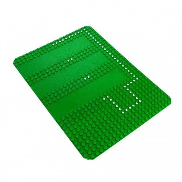 1x Lego Building Plate B-Ware damaged 24x32 Green Dots Grass Marking 915p02