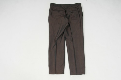 Traje para Hombre Hugo Boss Talla 50 Marrón Naranja Chaqueta a Rayas 2 Btn Pantalones Chaqueta - Imagen 11 de 12