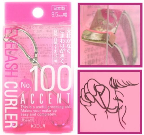 Koji Japan Makeup Mini Accent Eyelash Curler No.100 (9.5mm wide) - Picture 1 of 1