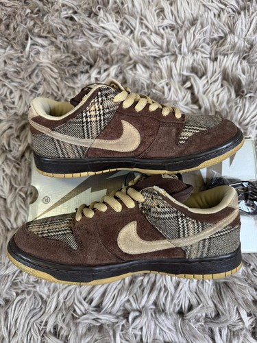 Nike SB Dunk Low tweed 8UK - Picture 2 of 7