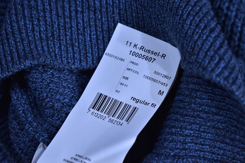 STRELLSON Maglione Uomo Cotone Premium con Logo / M - Foto 6 di 7