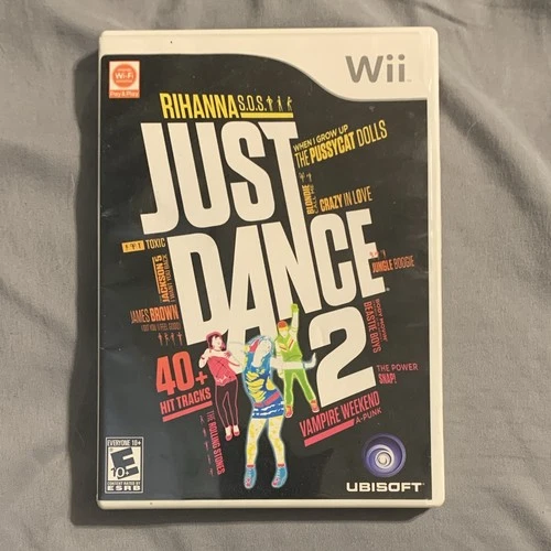 Just Dance 2 Ubisoft Nintendo Wii game Manual Included E10+ NTSC-U/C 2010