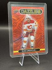 2021-22 Upper Deck Series 1 - Dazzlers Elias Lindholm #DZ-8 Red