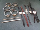 Lot of  11  Vintage Watches-Timex Guess,  Fossil- non working
