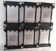 Lot of 6 Intel Xeon Silver 4110 SR3GH 2.10GHz CPU Processors w/ Brackets