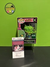 Funko Pop Vinyl Goosebumps Haunted Mask BL Signed R. L. Stine Jacobus Dual JSA