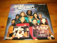 STAR TREK: THE NEXT GENERATION - DATA'S DAY/THE WOUNDED Laserdisc LD EXCELLENT 