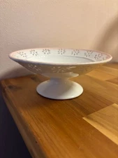 Marnie Rose Vintage Antique Compote Plate 14cm Baroque Annees Collection