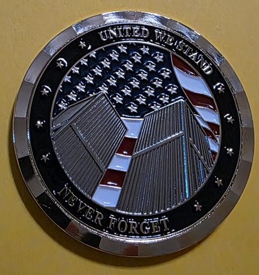 Challenge Coin United We Stand September 11 2001