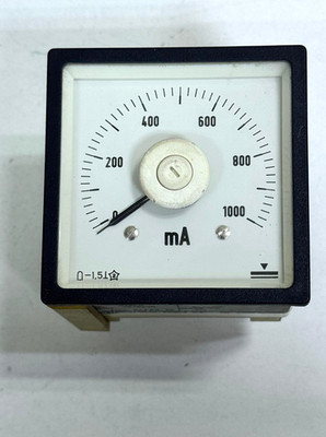 GEC Alsthom | V72LC | Analog Meter - 0-1000mA Milliampere Strommessung
