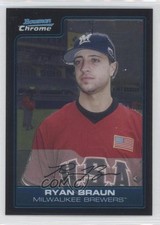 2006 Bowman Draft Chrome Futures Game Ryan Braun #FG3 0b0