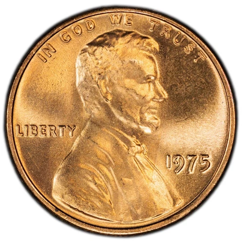1975-P Lincoln Memorial Cent — photo from the most recent tracked eBay sale