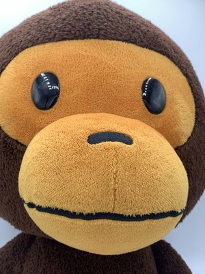RARE BAPE A BATHING APE BAPE BABY MILO PLUSH Monkey 20” DOLL, EHTF