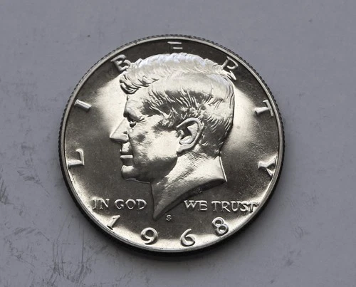 1968-S KENNEDY HALF DOLLAR CAMEO PROOF UNCIRCULATED (JFK68-15)