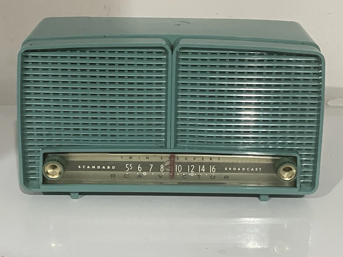 Victor AMラジオ　R-601C Harvest Gold 1962 RCA Victor Model 3-RD-37 AM Vacuum Tube Alarm