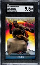 2011 Topps Finest UFC Finest Moments Jon Jones Refractor /288, SGC 9.5 POP 1 🐐